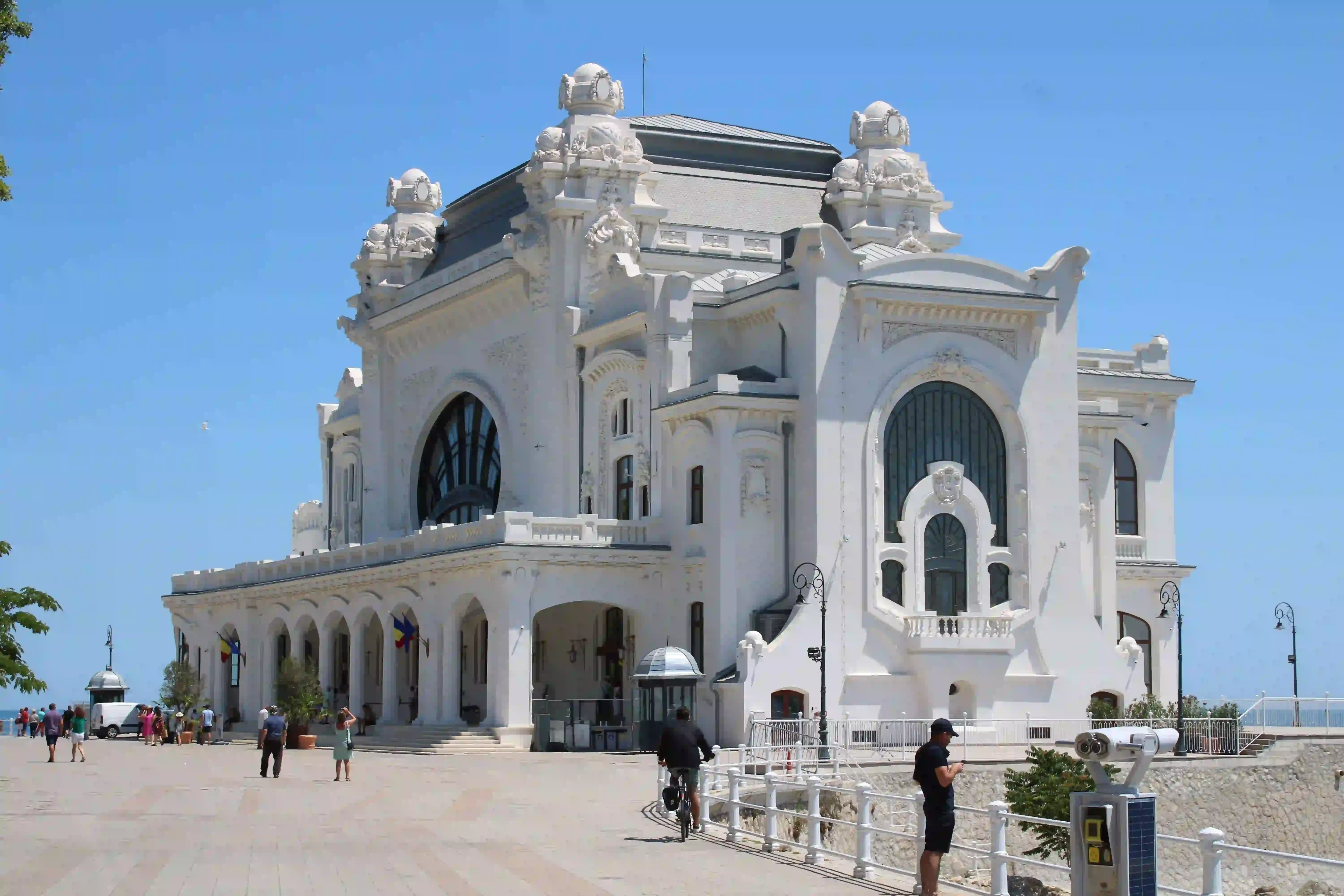 Constanța Casino, an Art Nouveau building on the Black Sea promenade